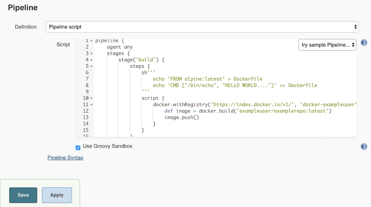 pipeline script pipe2