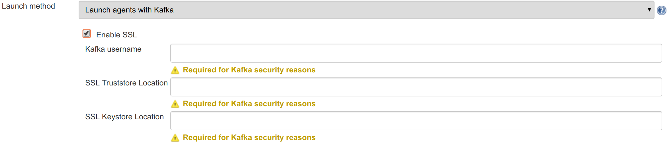Launch agent with Kafka Launcher launch agent kafka